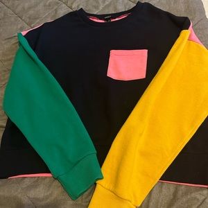 Forever 21 colorful sweatshirt